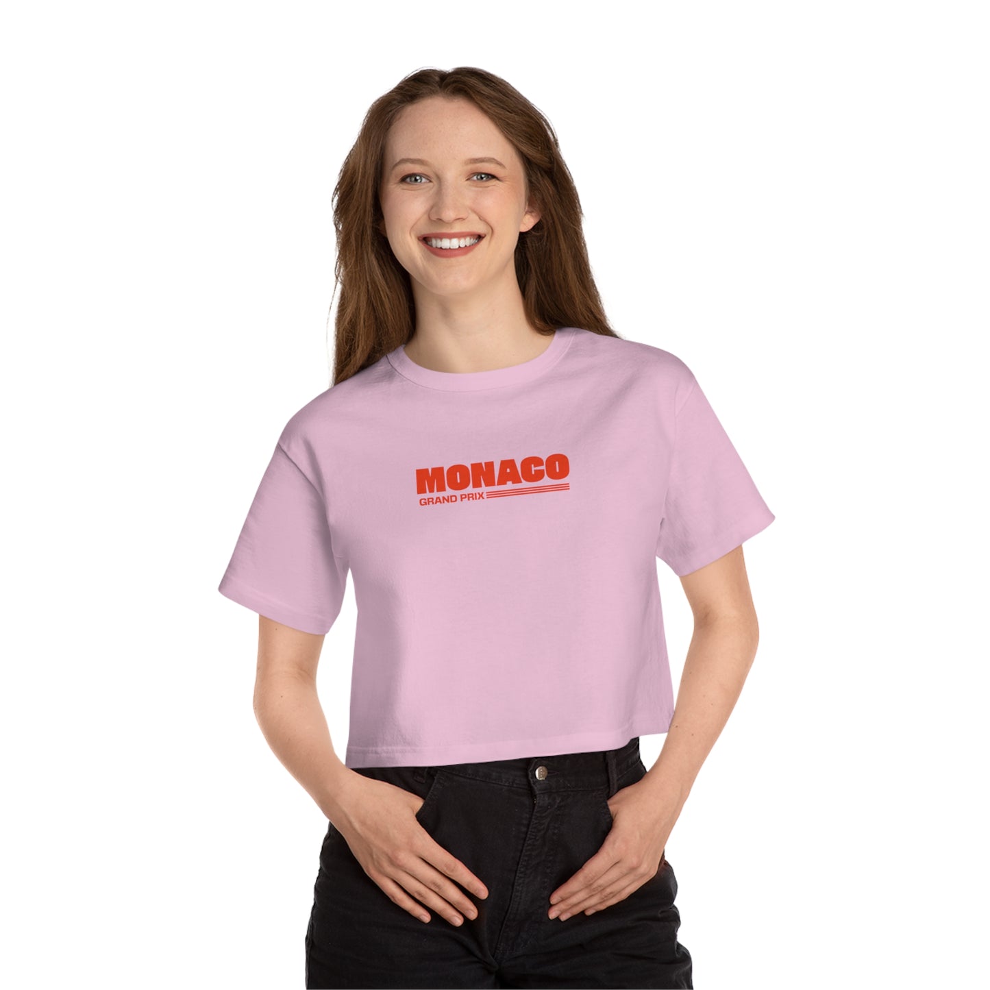 Monaco GrandPrix Graphic Crop Top