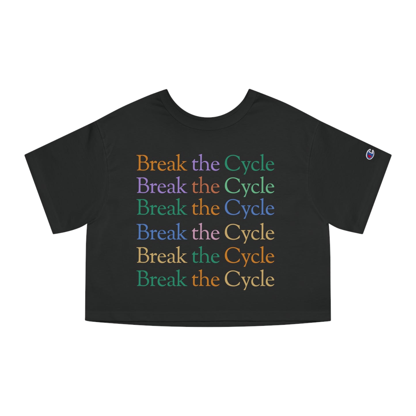 Costa Vista®| Break The Cycle Graphic Crop Top