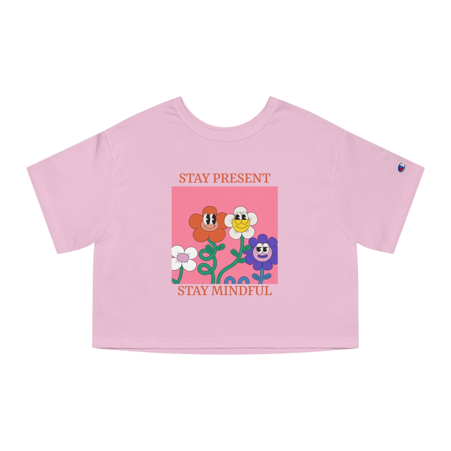 Costa Vista®| Stay Present Graphic Crop Top