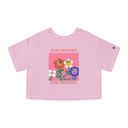 Costa Vista®| Stay Present Graphic Crop Top