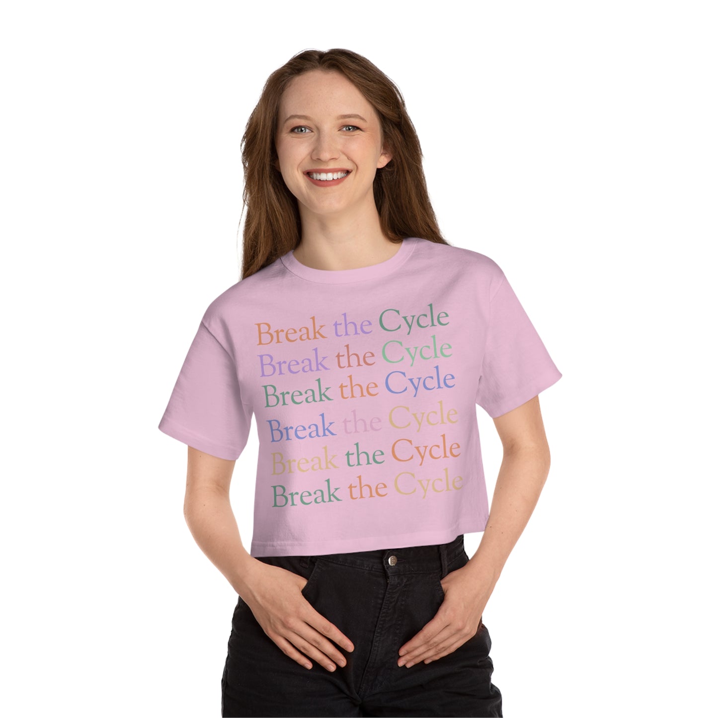 Costa Vista®| Break The Cycle Graphic Crop Top