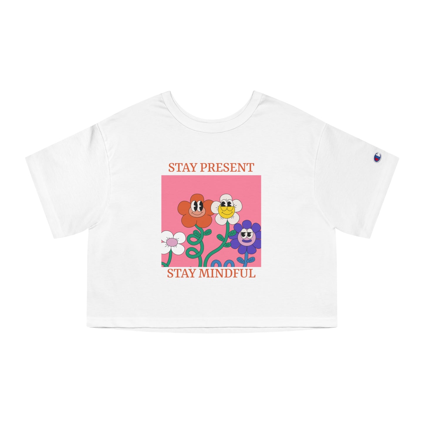 Costa Vista®| Stay Present Graphic Crop Top