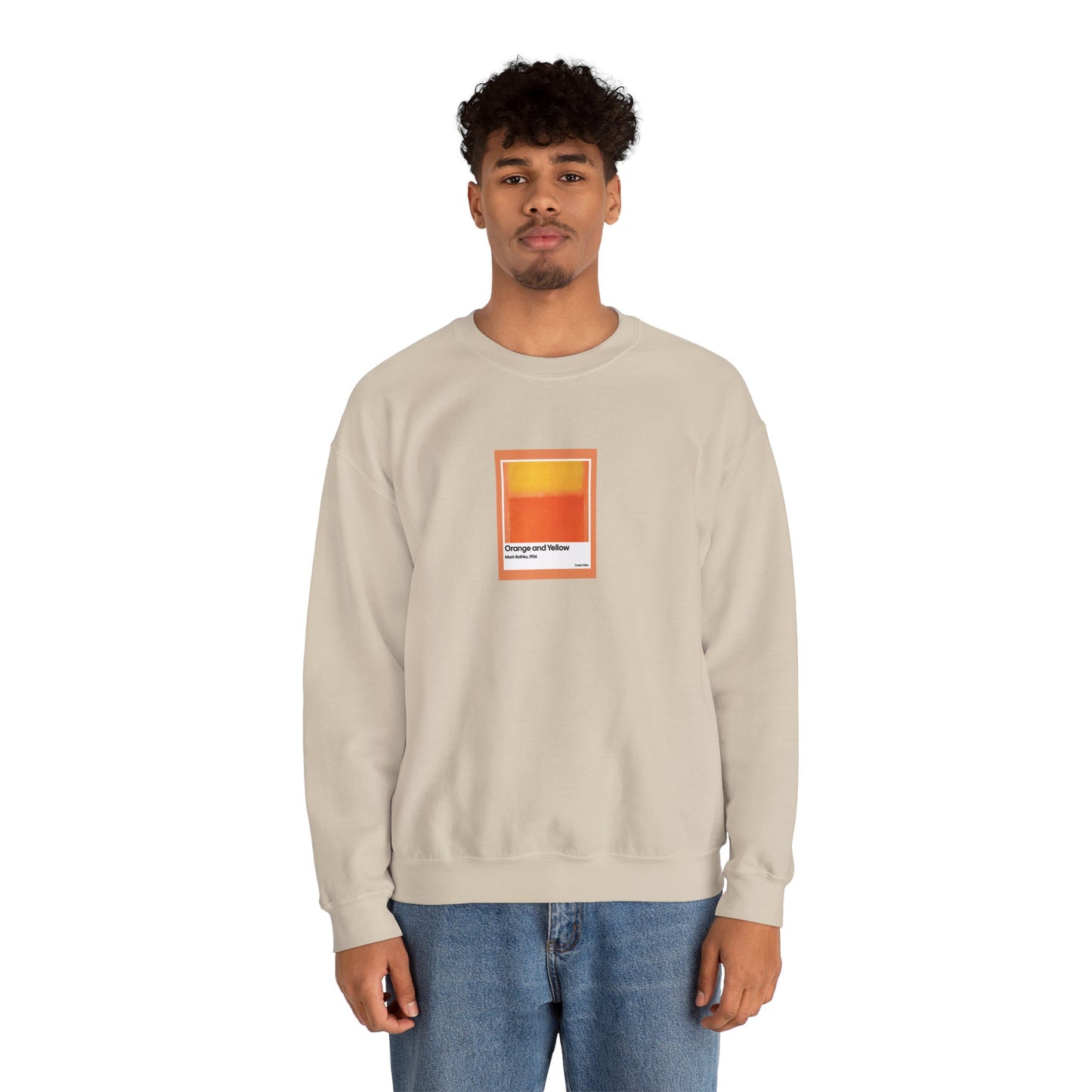 Costa Vista™ Crewneck Sweatshirt - Orange and Yellow