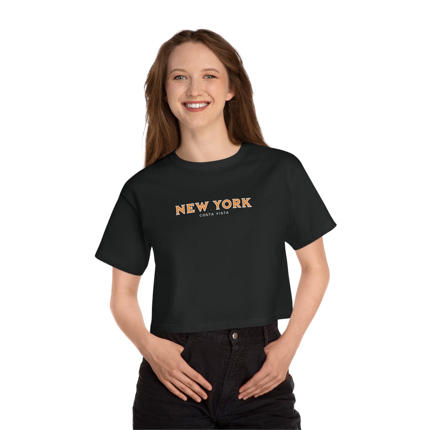 New York Graphic Crop Top