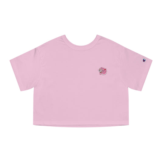 Costa Vista®| Pink Tiger Graphic Crop Top