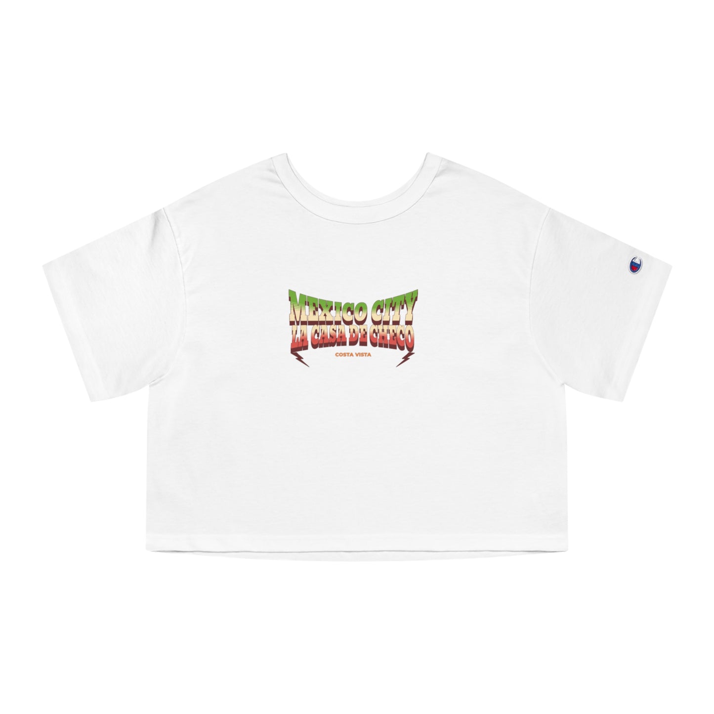 Mexico La Casa de Checo Graphic Crop Top