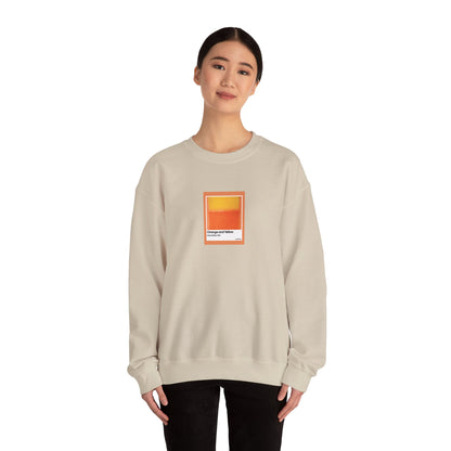 Costa Vista™ Crewneck Sweatshirt - Orange and Yellow