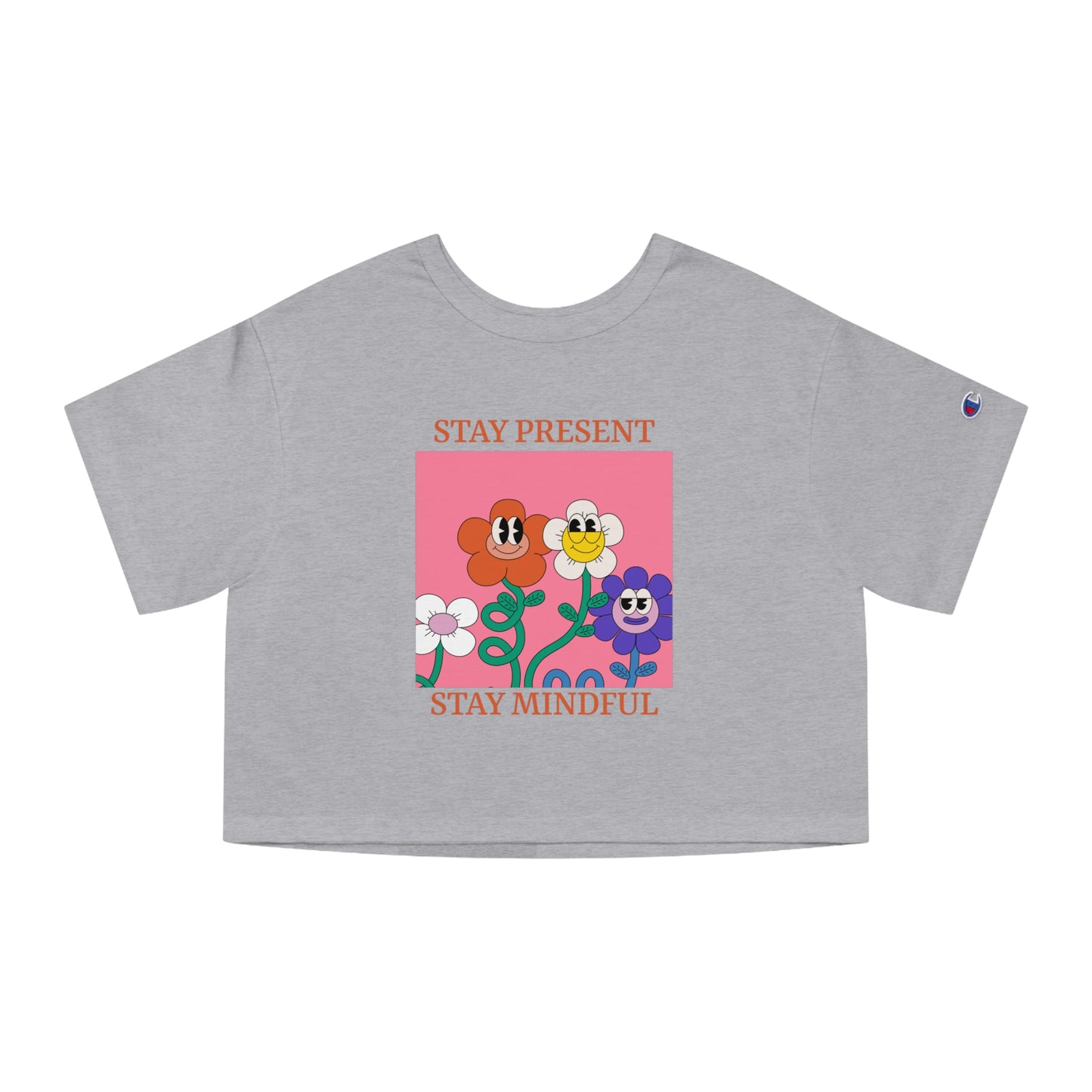 Costa Vista®| Stay Present Graphic Crop Top