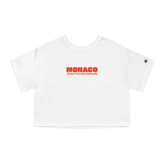 Monaco GrandPrix Graphic Crop Top